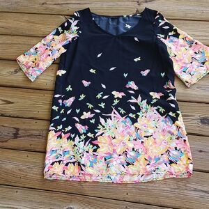 Bebop women's shift floral dress size M